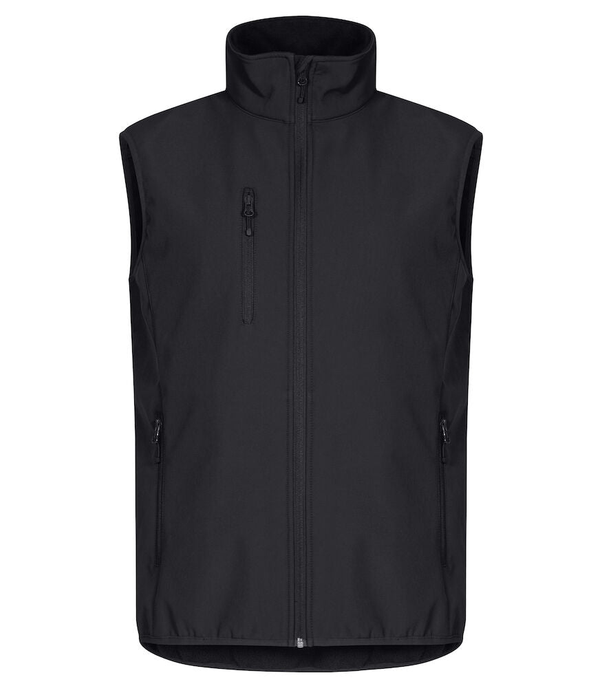 Clique Classic Mens Softshell Gilet | Recycled Waterproof Softshell | 9 Colours | XS-5XL - Gilet - Logo Free Clothing