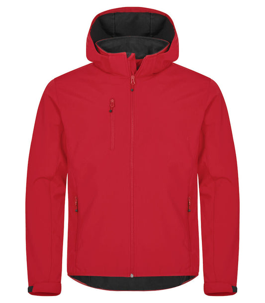 Clique Classic Mens Softshell Hooded Jacket | Recycled Waterproof | 5 Colours | XS-5XL - Summer Jacket - Logo Free Clothing