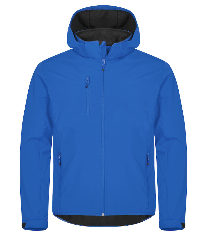 Clique Classic Mens Softshell Hooded Jacket | Recycled Waterproof | 5 Colours | XS-5XL - Summer Jacket - Logo Free Clothing