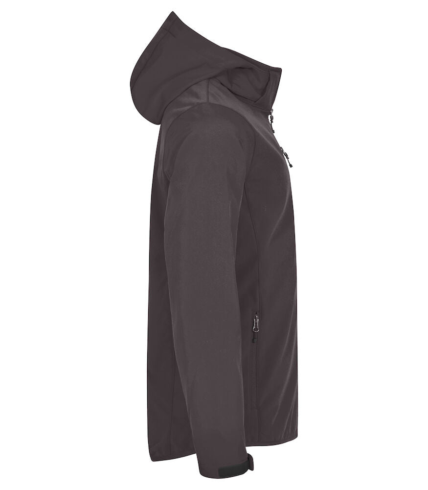 Clique Classic Mens Softshell Hooded Jacket | Recycled Waterproof | 5 Colours | XS-5XL - Summer Jacket - Logo Free Clothing