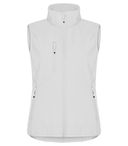 Clique Classic Ladies Softshell Gilet | Recycled Waterproof Softshell | 9 Colours | XS-3XL - Gilet - Logo Free Clothing