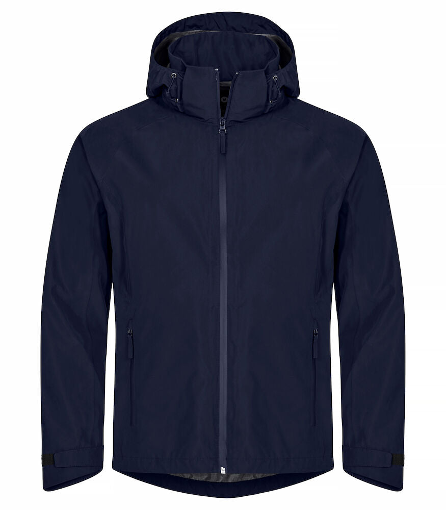 Clique Classic Mens Shell Jacket | Waterproof | Recycled Material | Navy or Black | XS-4XL - Summer Jacket - Logo Free Clothing