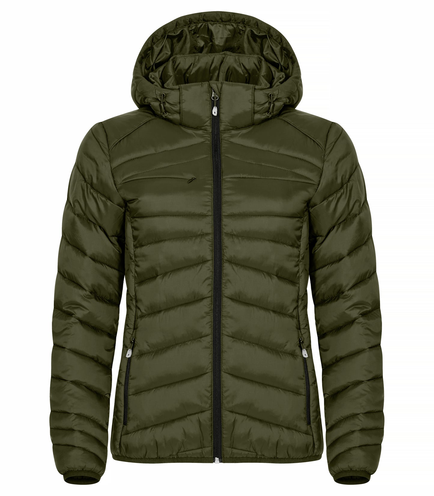 Clique Idaho Ladies Jacket | Padded | Recycled Material | Removable Hood | 3 Colours | XS-2XL