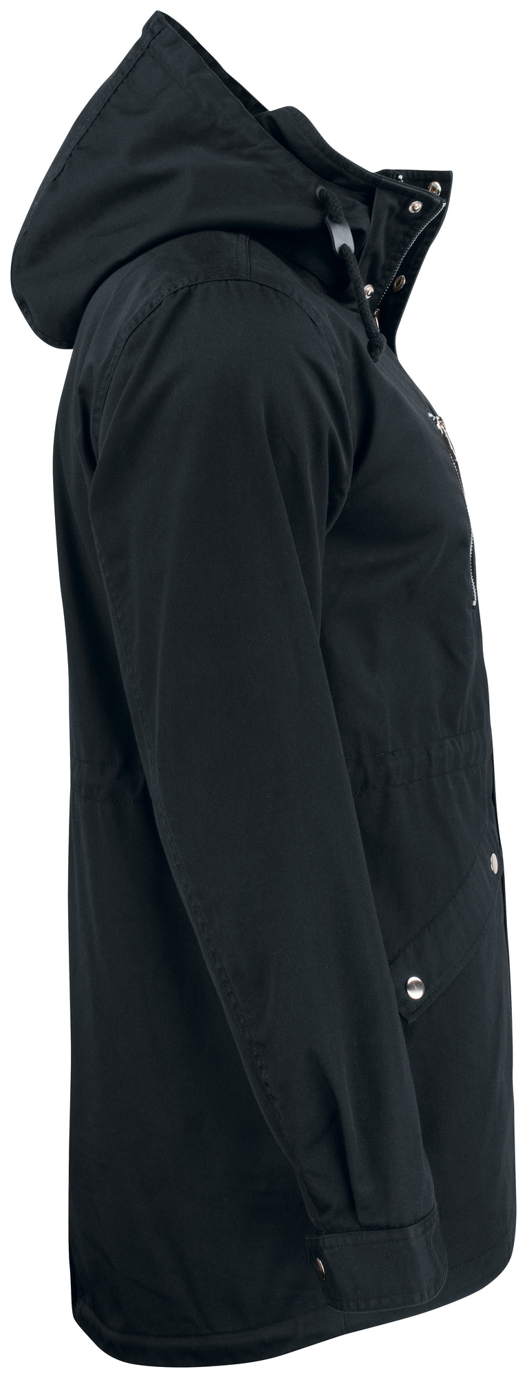 Clique Arock Unisex Jacket | Hip Length Coat | Hood | Autumn | Spring | Black | XS-3XL