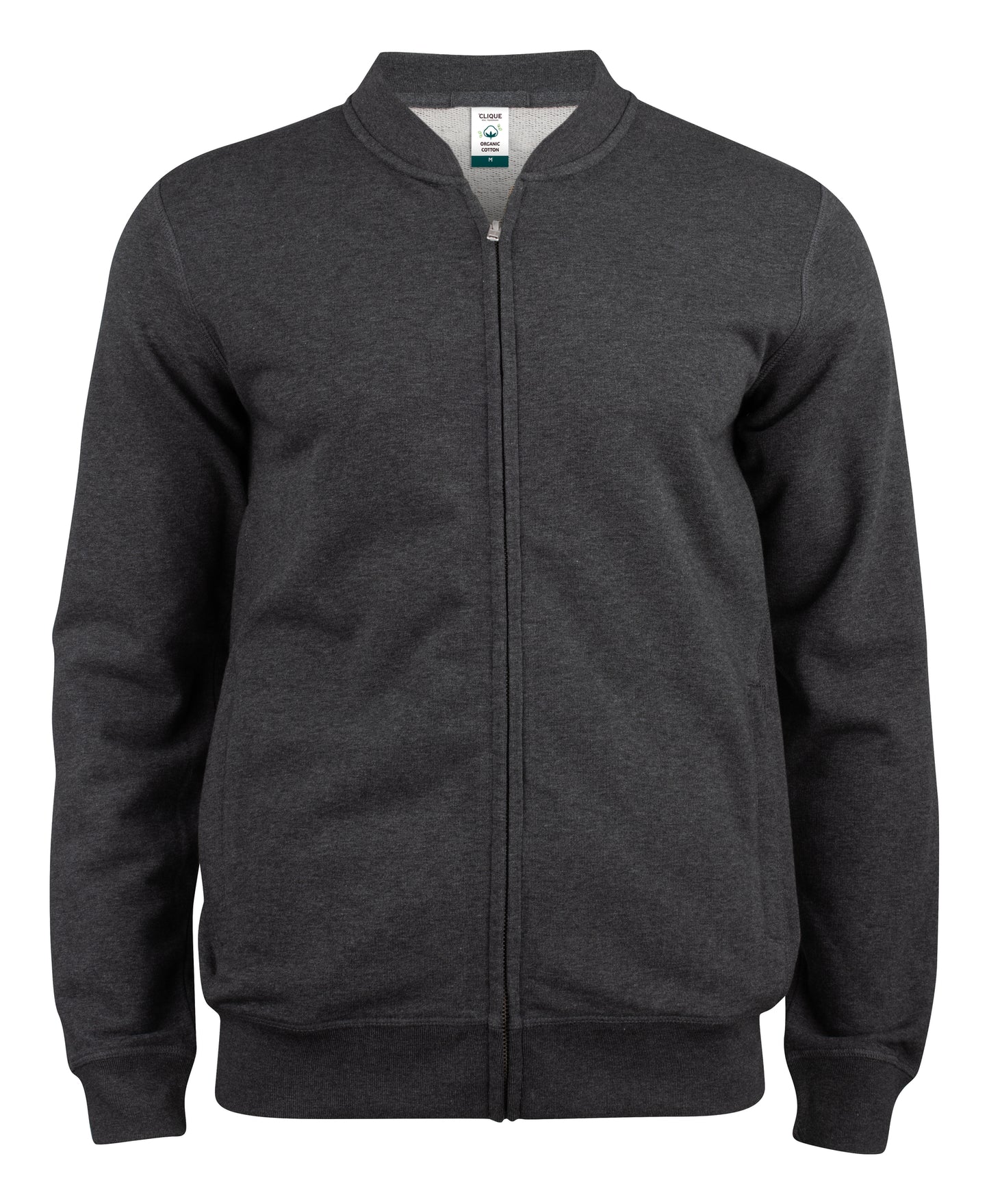 Clique Premium Organic Cotton Men's Zip Sweatshirt | Full Zip Sweater | 5 Colours | XS-3XL