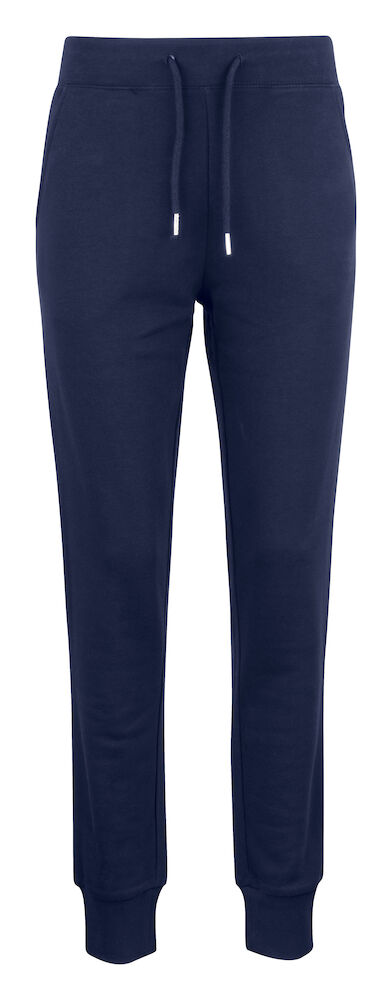 Clique Premium Organic Cotton Ladies Joggers | CVC French Terry Lounge Wear | 3 Colours | XS-2XL - Trousers - Logo Free Clothing