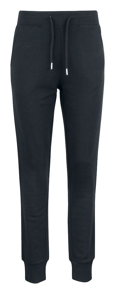 Clique Premium Organic Cotton Ladies Joggers | CVC French Terry Lounge Wear | 3 Colours | XS-2XL - Trousers - Logo Free Clothing