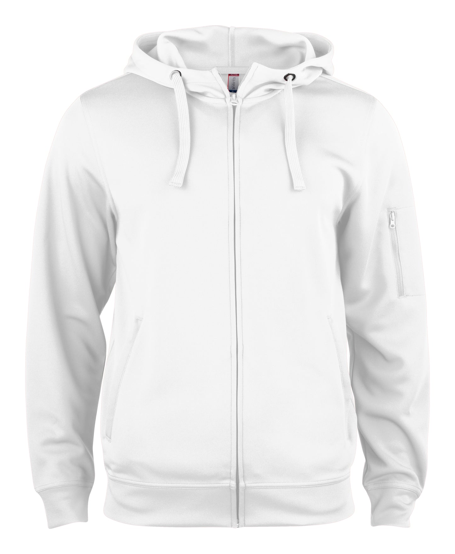 Clique Basic Active Men's Zip-Up Hoodie | Medium Weight Hooded Jacket | 5 Colours | XS-3XL