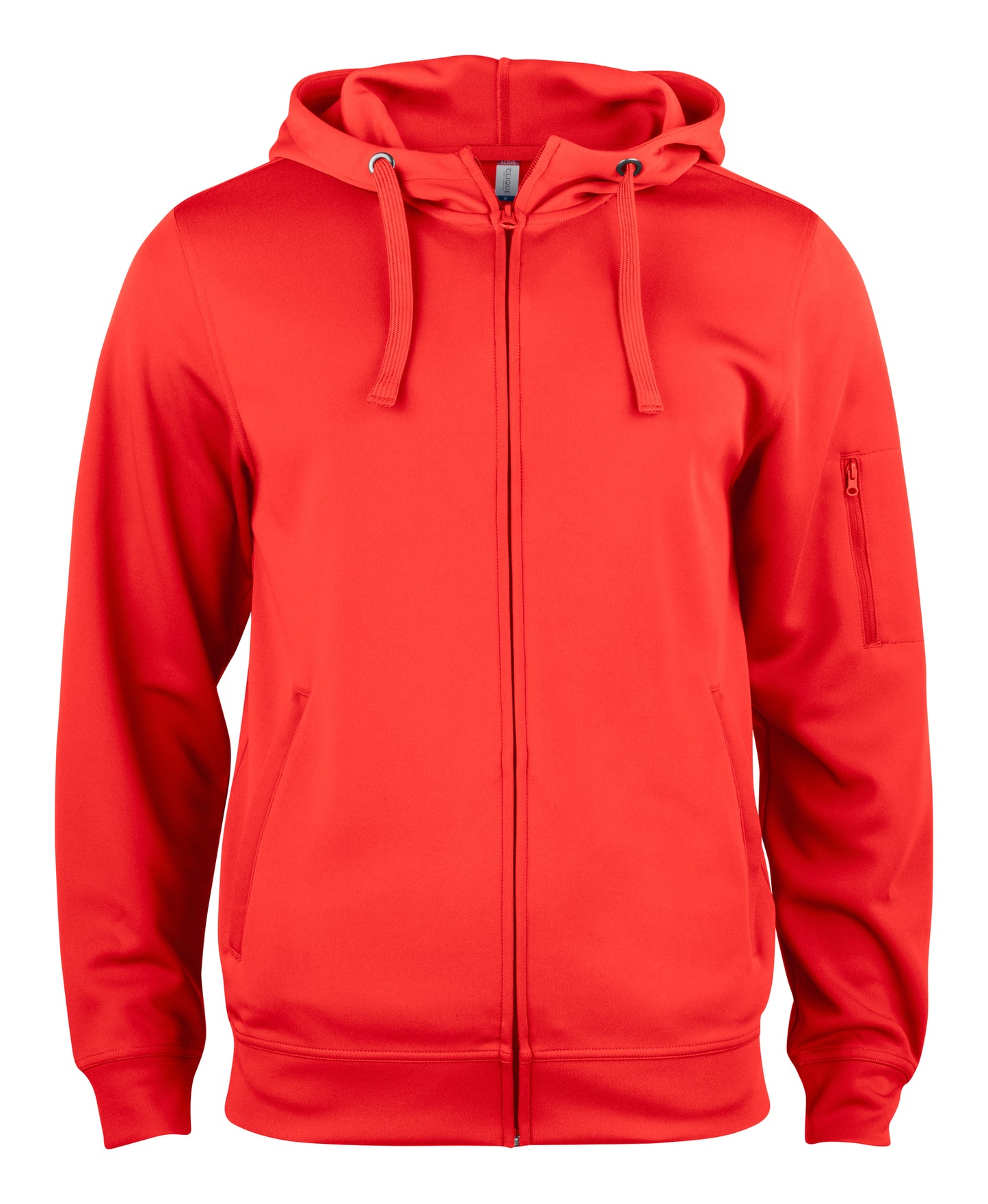 Clique Basic Active Men's Zip-Up Hoodie | Medium Weight Hooded Jacket | 5 Colours | XS-3XL