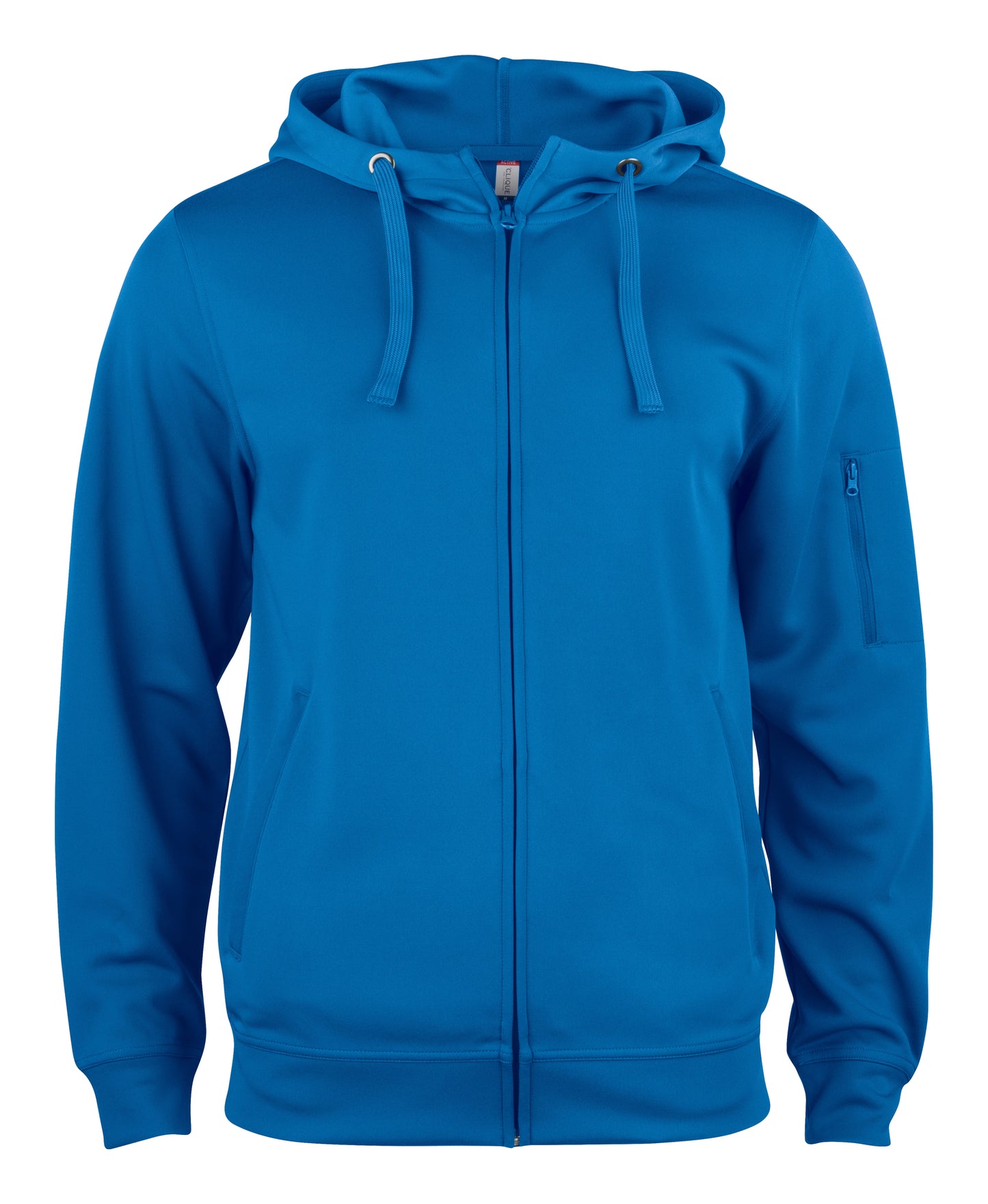 Clique Basic Active Men's Zip-Up Hoodie | Medium Weight Hooded Jacket | 5 Colours | XS-3XL