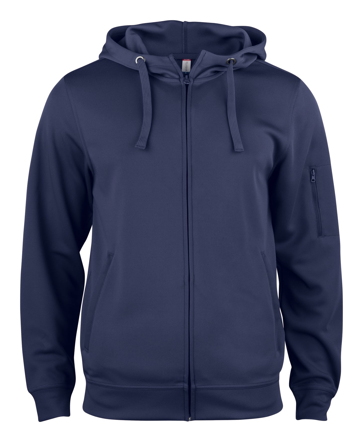 Clique Basic Active Men's Zip-Up Hoodie | Medium Weight Hooded Jacket | 5 Colours | XS-3XL