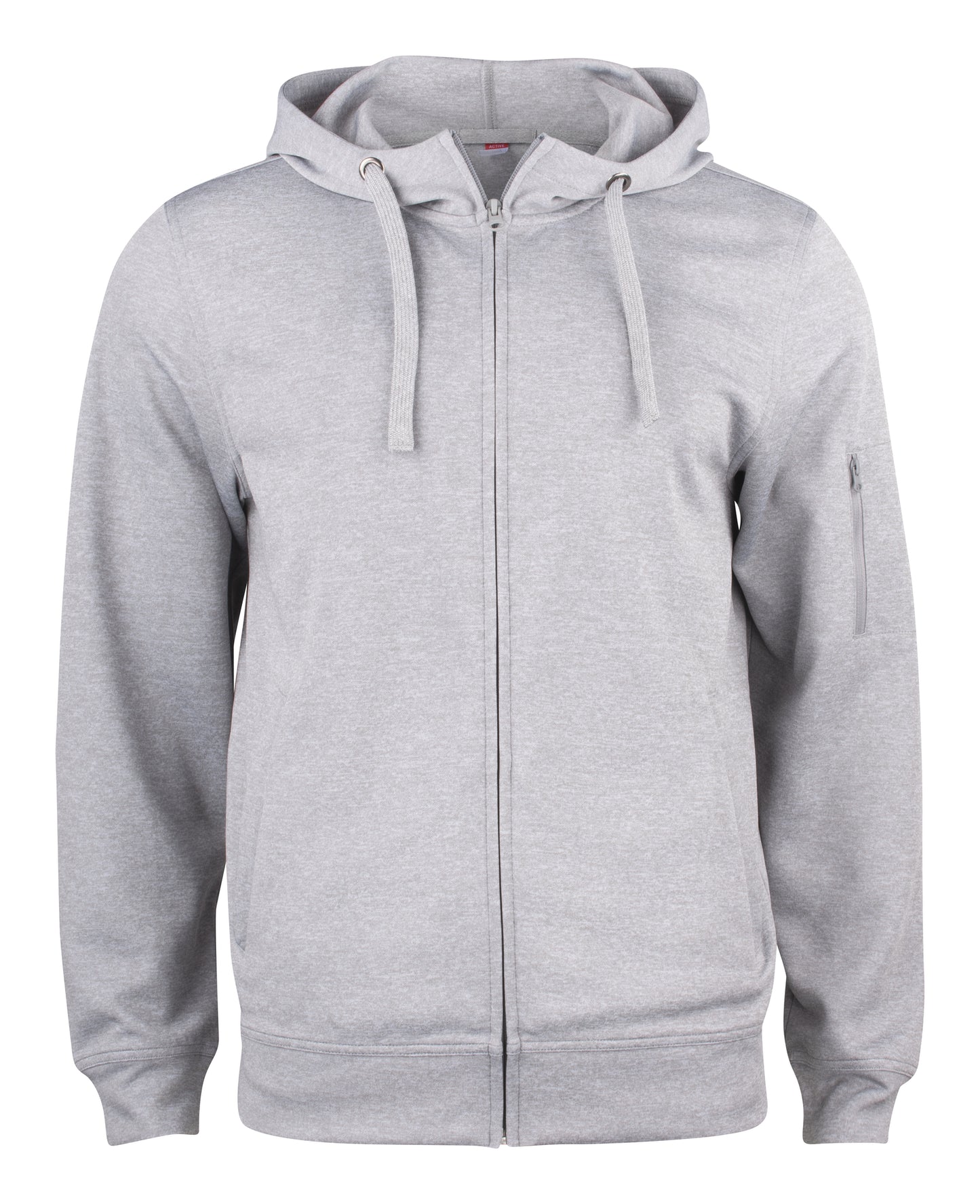 Clique Basic Active Men's Zip-Up Hoodie | Medium Weight Hooded Jacket | 5 Colours | XS-3XL