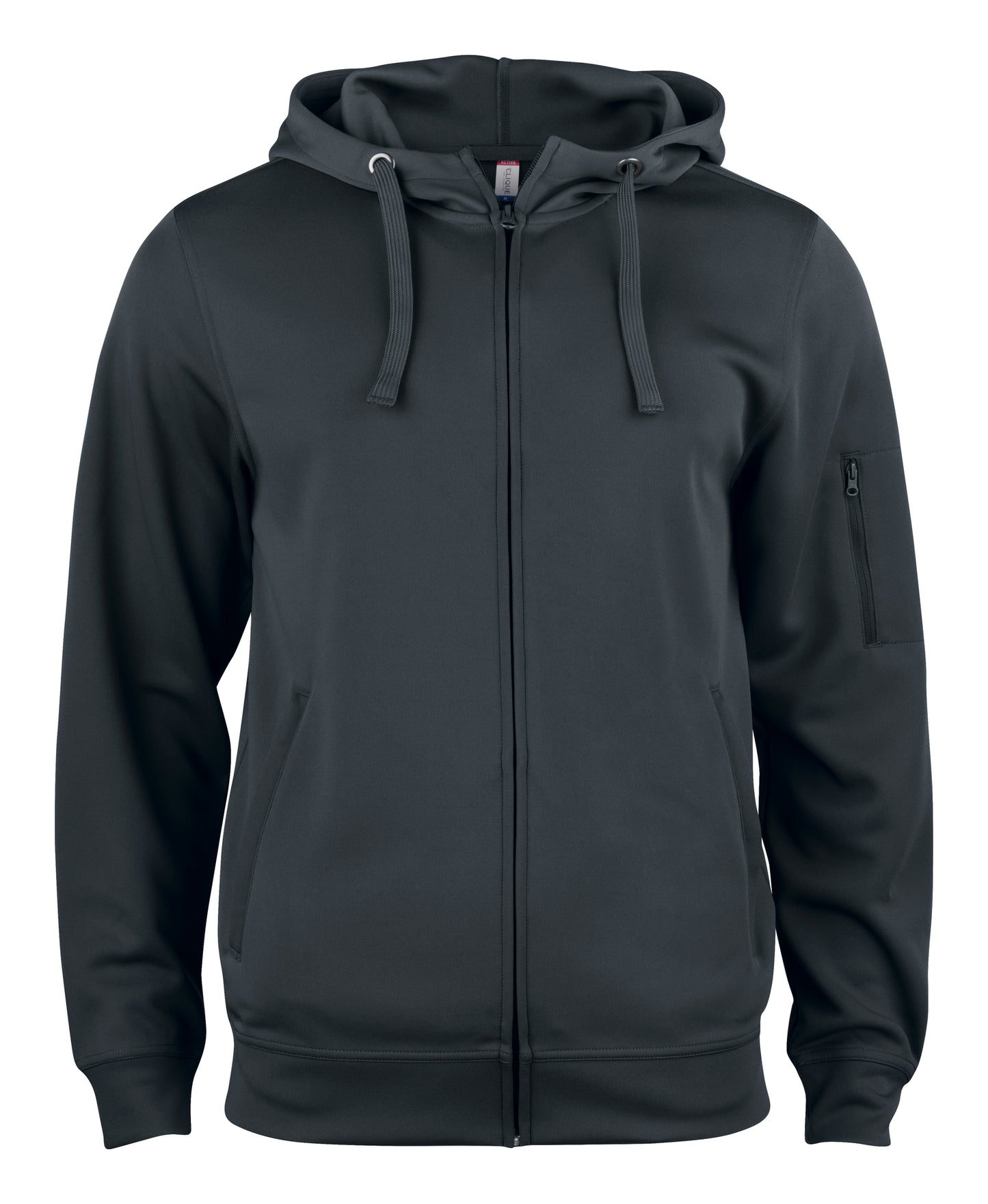 Clique Basic Active Men's Zip-Up Hoodie | Medium Weight Hooded Jacket | 5 Colours | XS-3XL