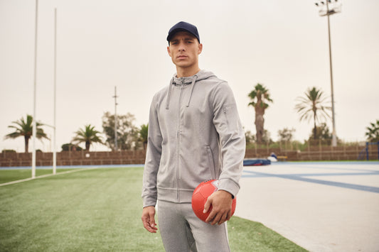 Clique Basic Active Men's Zip-Up Hoodie | Medium Weight Hooded Jacket | 5 Colours | XS-3XL