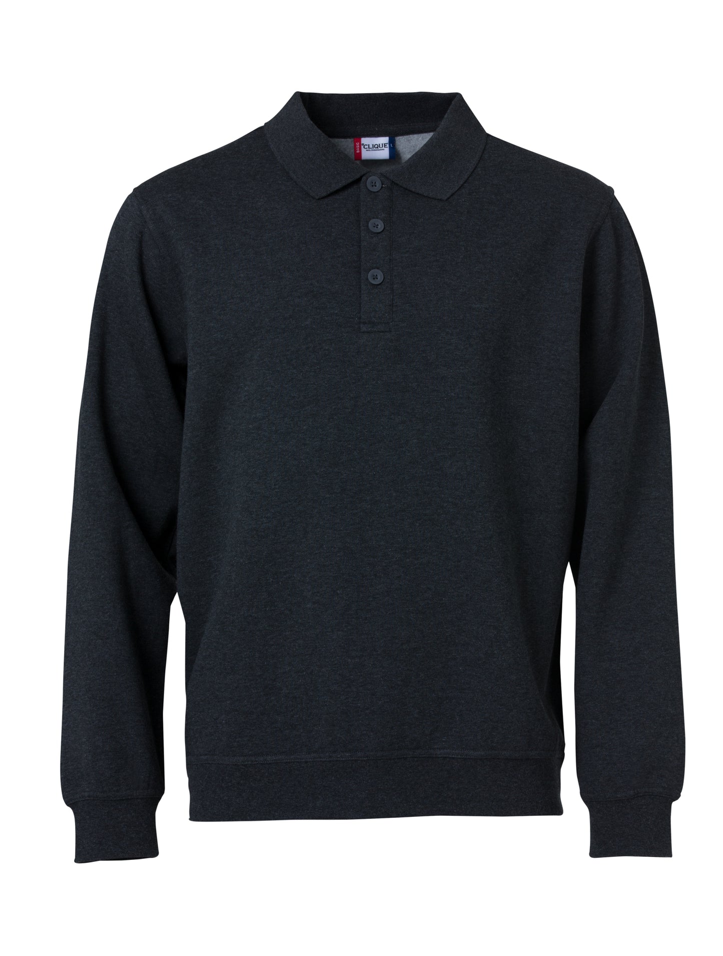 Clique Basic Polo Sweatshirt | Unisex Polo Collar Sweater | Durable | Soft | 4 Colours | XS-3XL