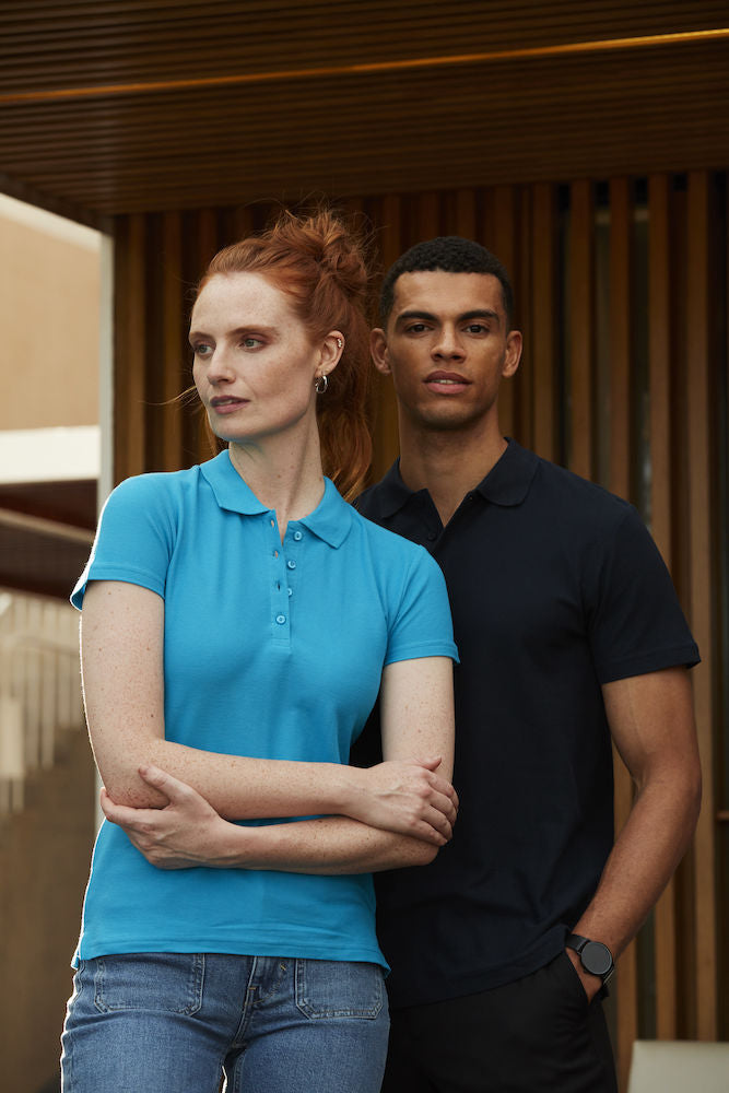 Clique Basic Ladies Polo Shirt | Cotton Polo Top | Flat Knit Collar | 16 Colours | XS-2XL - Polo Shirt - Logo Free Clothing