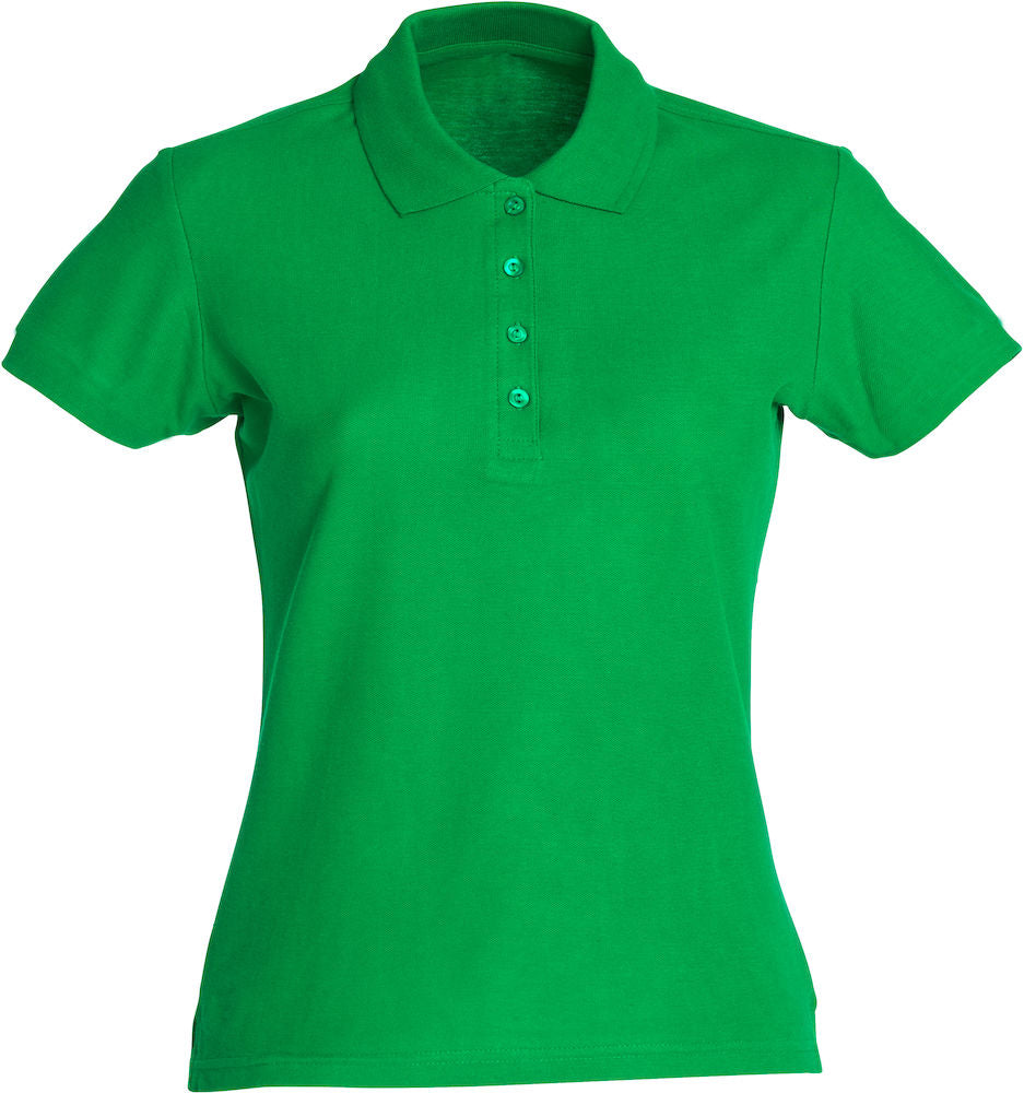 Clique Basic Ladies Polo Shirt | Cotton Polo Top | Flat Knit Collar | 16 Colours | XS-2XL - Polo Shirt - Logo Free Clothing