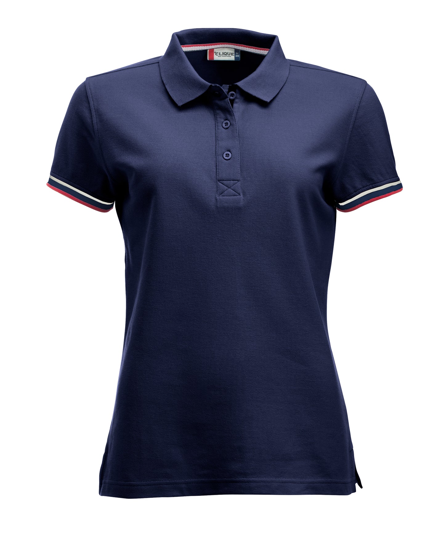 Clique Newton Ladies Polo Shirt | Contrast Details | Ringspun Cotton Polo | 6 Colours | S-XL
