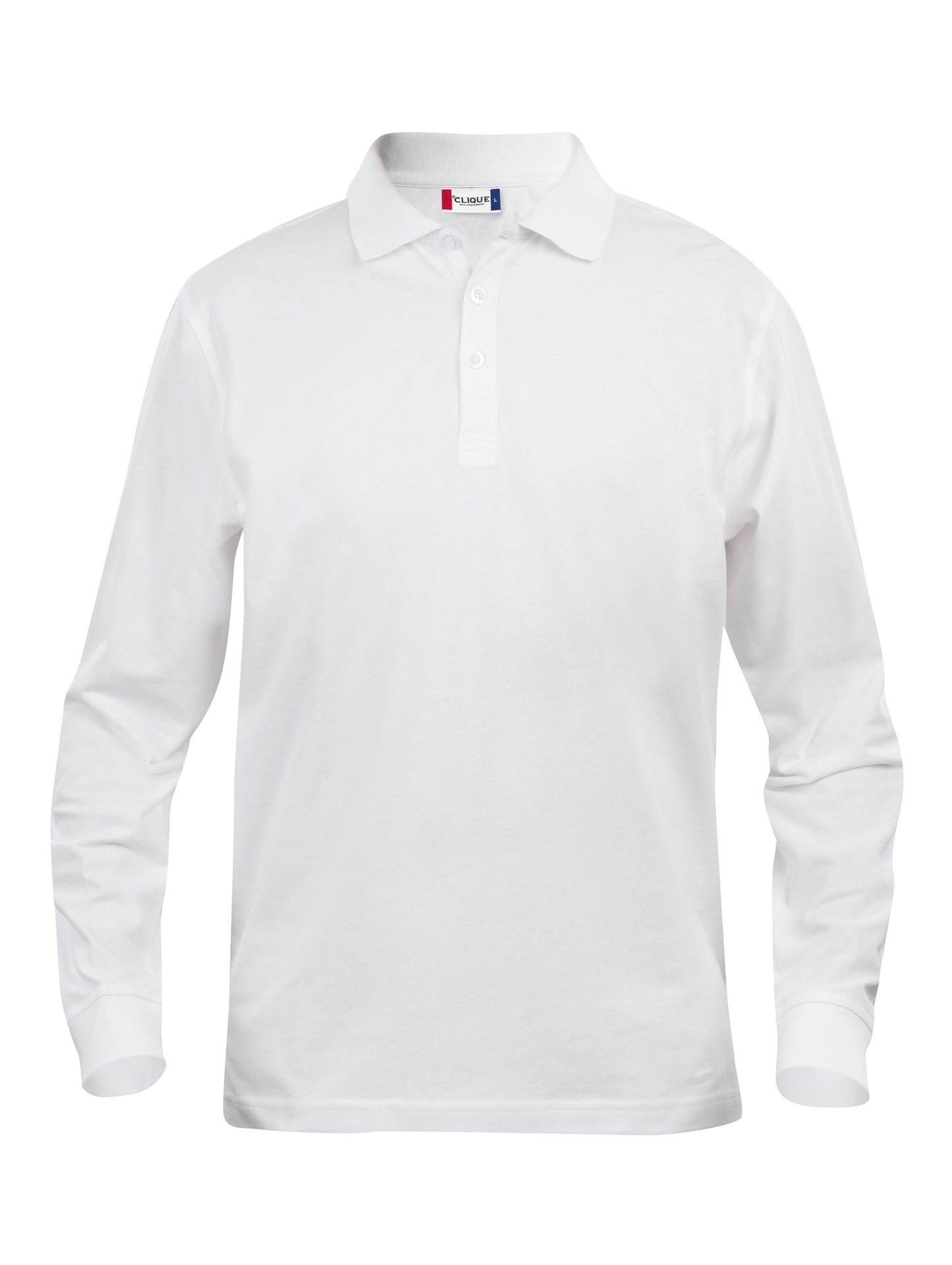 Clique Classic Lincoln Men's Polo Shirt | Long Sleeve Soft Cotton Polo | 11 Colours | XS-5XL