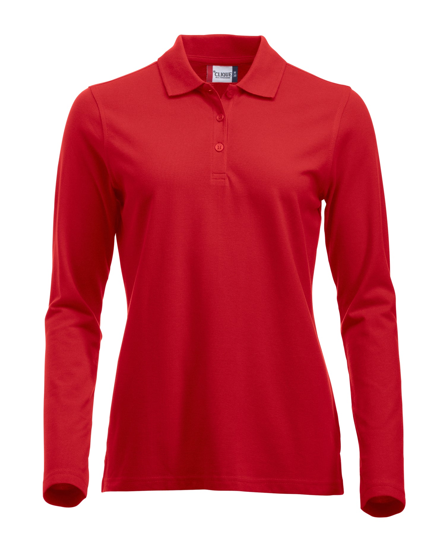 Clique Classic Marion Ladies Polo Shirt | Long Sleeve Soft Cotton Polo | 11 Colours | XS-2XL