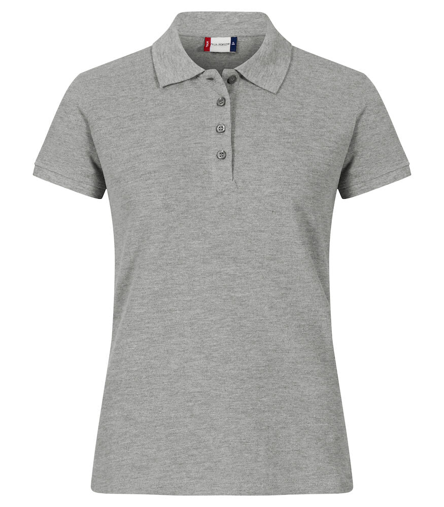 Clique Premium Heavyweight Ladies Polo Shirt | Pique Cotton Polo | 6 Colours | S-2XL - Polo Shirt - Logo Free Clothing