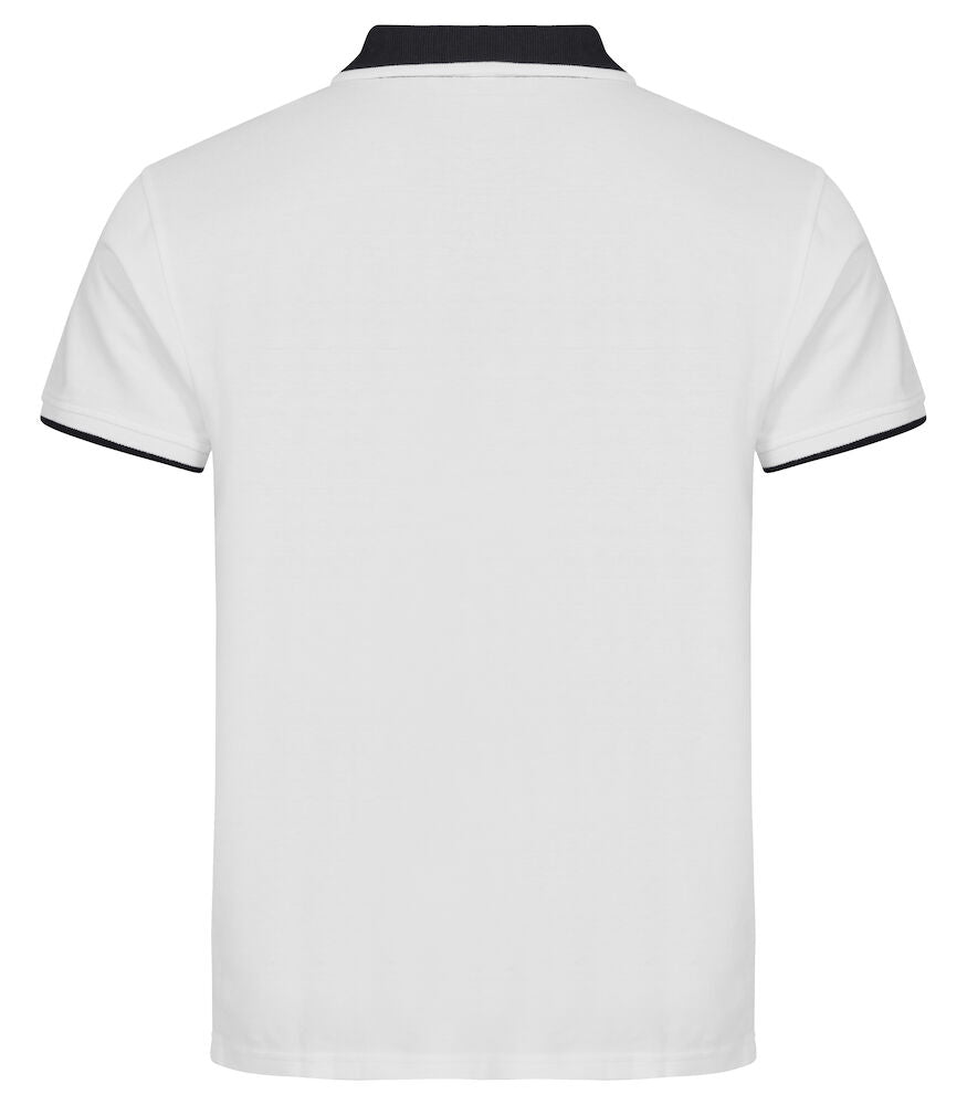 Clique Conrad Unisex Polo Shirt | Pique Cotton Polo | Colour Blocks | 2 Colours | XS-3XL - Polo Shirt - Logo Free Clothing