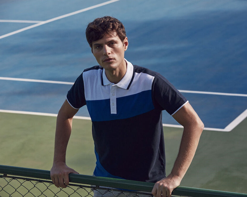 Clique Conrad Unisex Polo Shirt | Pique Cotton Polo | Colour Blocks | 2 Colours | XS-3XL - Polo Shirt - Logo Free Clothing