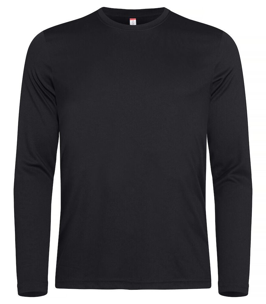 Clique Basic Active Long Sleeve Top | Mens Activewear T-Shirt | Spun Dyed | 3 Colours | XS-2XL - Tee Shirt - Logo Free Clothing