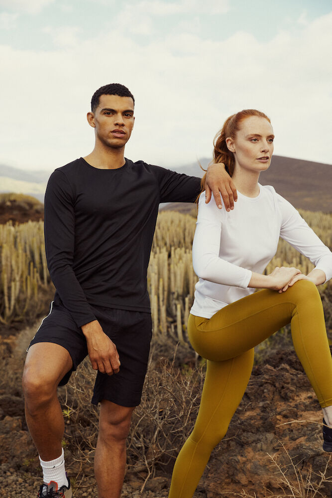 Clique Basic Active Long Sleeve Top | Mens Activewear T-Shirt | Spun Dyed | 3 Colours | XS-2XL - Tee Shirt - Logo Free Clothing