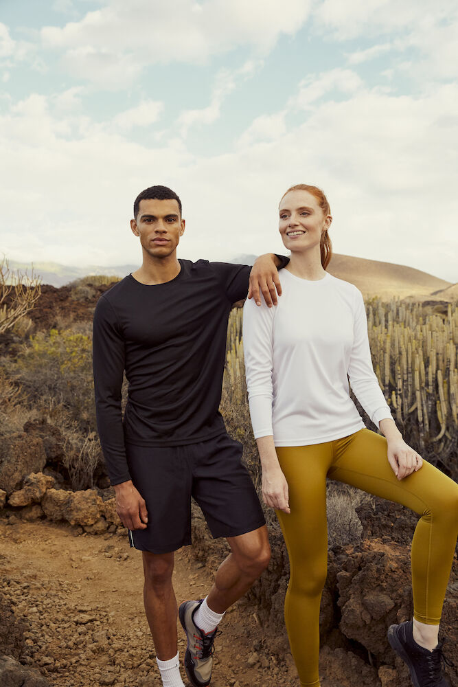 Clique Basic Active Long Sleeve Top | Mens Activewear T-Shirt | Spun Dyed | 3 Colours | XS-2XL - Tee Shirt - Logo Free Clothing