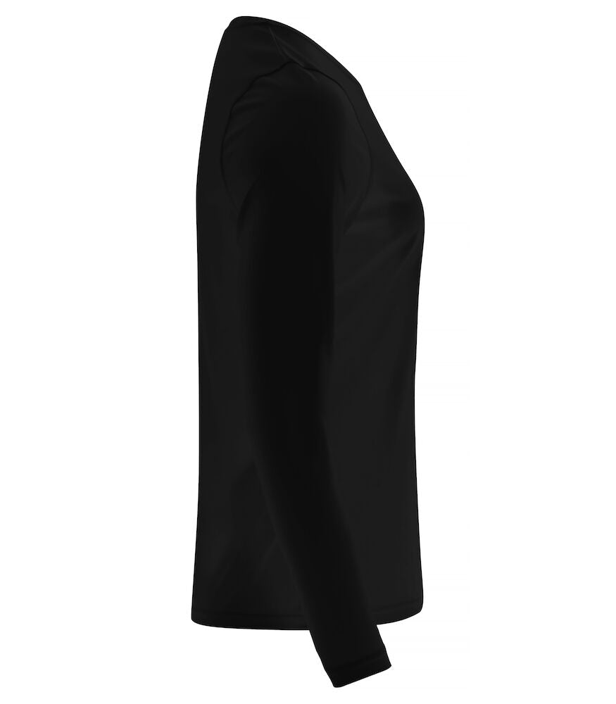 Clique Basic Active Long Sleeve Top | Ladies Activewear T-Shirt | Spun Dyed | 2 Colours | XS-2XL - Tee Shirt - Logo Free Clothing