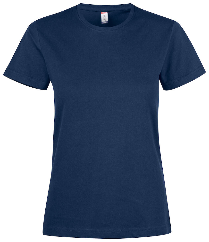 Clique Premium Fashion T-Shirt | Ladies Cotton Tee Shirt | Pre-Shrunk | 4 Colours | XS-2XL - Tee Shirt - Logo Free Clothing