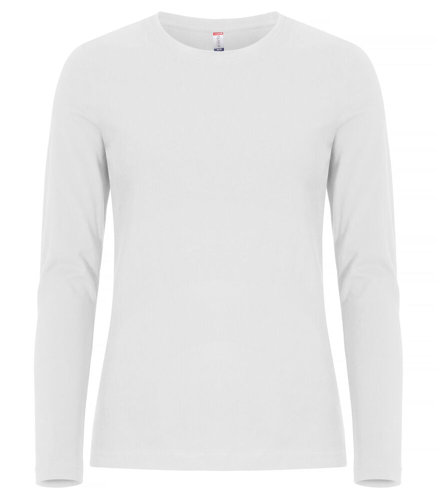 Clique Premium Fashion Long Sleeve T-Shirt | Ladies Long Sleeve Top | 4 Colours | XS-2XL - Tee Shirt - Logo Free Clothing