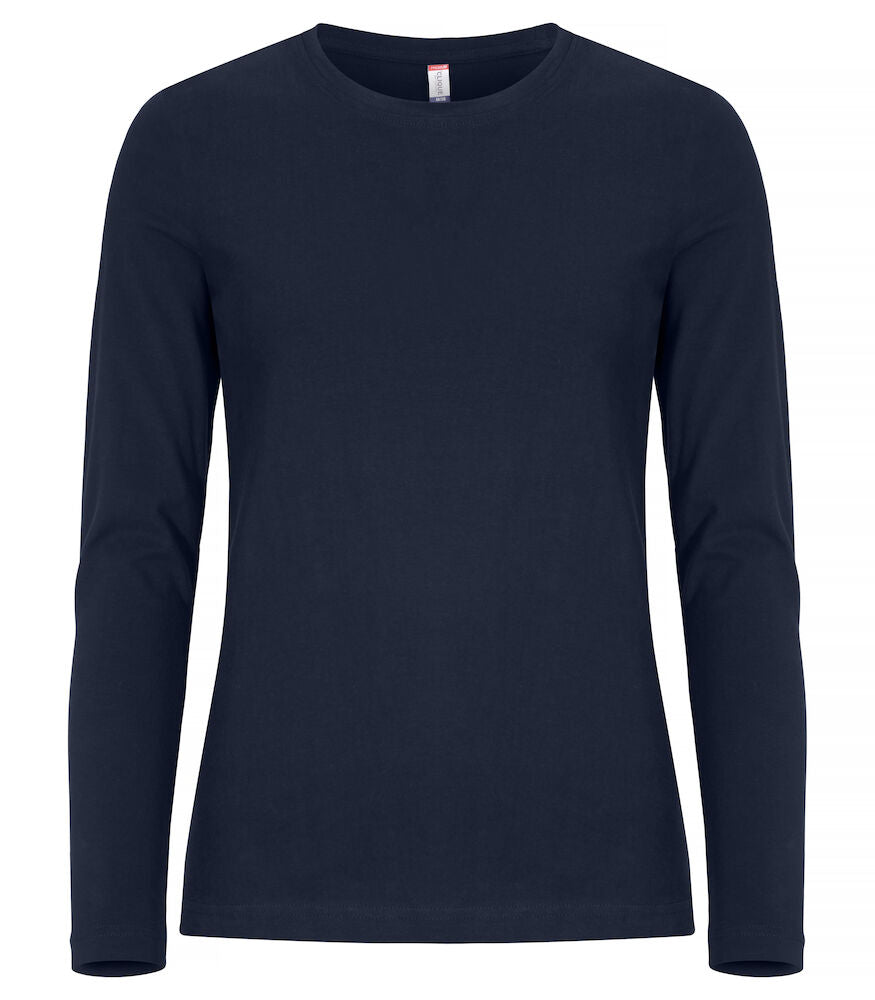 Clique Premium Fashion Long Sleeve T-Shirt | Ladies Long Sleeve Top | 4 Colours | XS-2XL - Tee Shirt - Logo Free Clothing