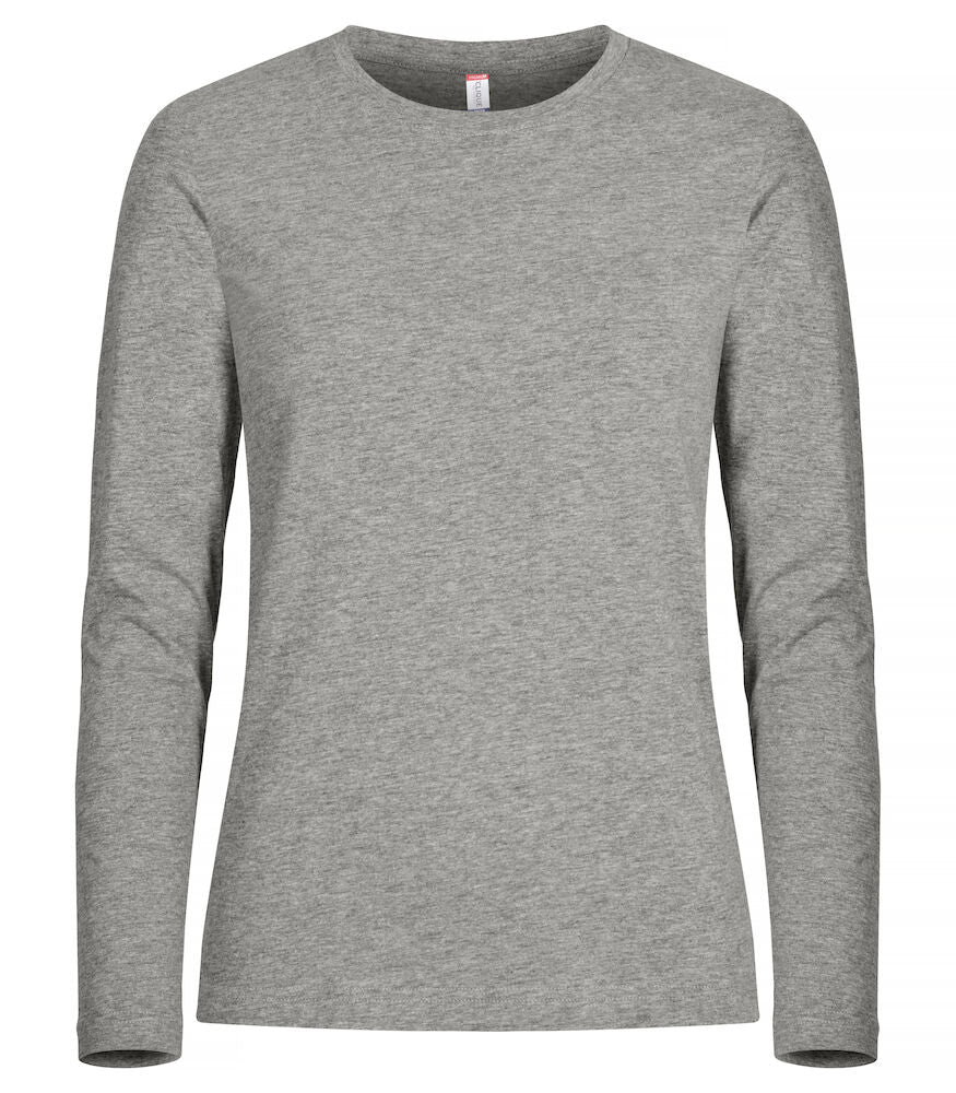Clique Premium Fashion Long Sleeve T-Shirt | Ladies Long Sleeve Top | 4 Colours | XS-2XL - Tee Shirt - Logo Free Clothing