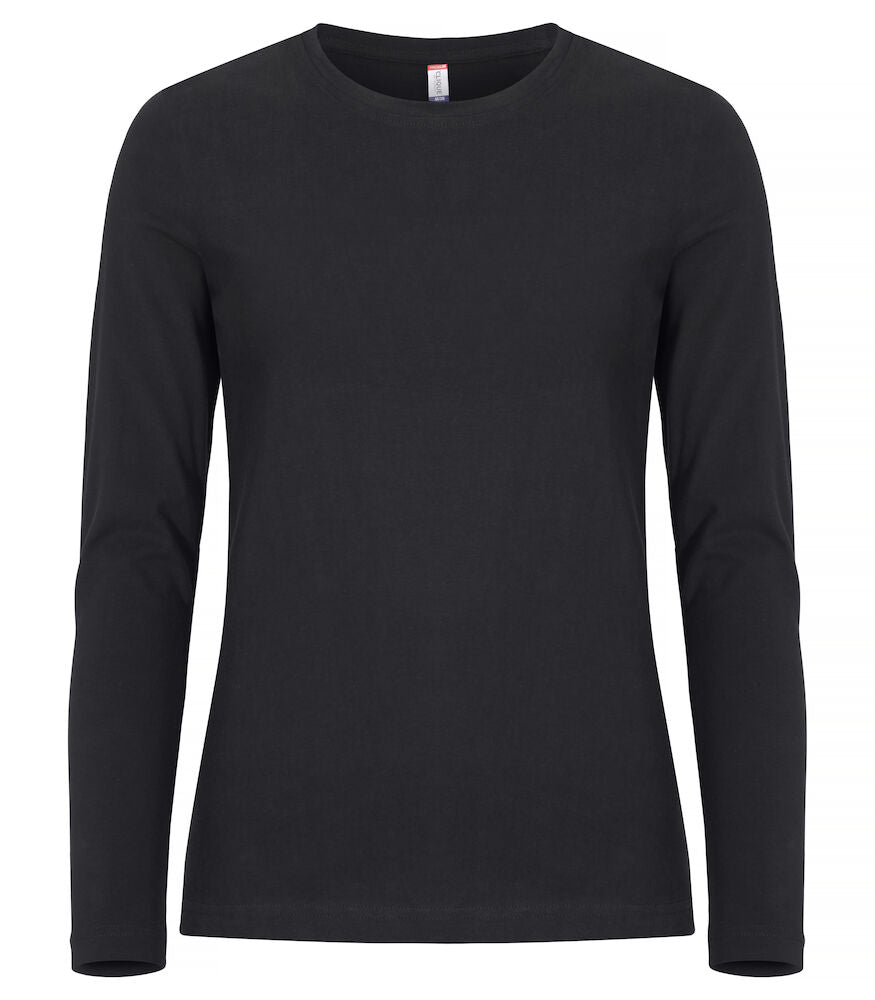Clique Premium Fashion Long Sleeve T-Shirt | Ladies Long Sleeve Top | 4 Colours | XS-2XL - Tee Shirt - Logo Free Clothing