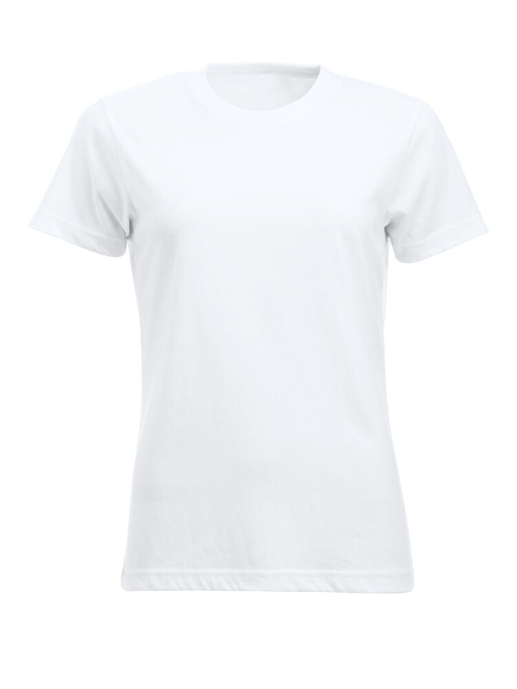 Clique Classic Ladies T-Shirt | Ringspun Cotton | Pre-Shrunk | 16 Colours | XS-2XL - Tee Shirt - Logo Free Clothing