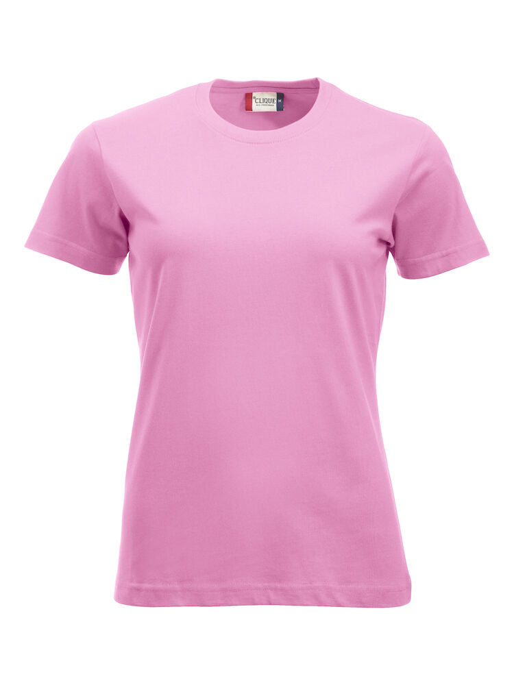 Clique Classic Ladies T-Shirt | Ringspun Cotton | Pre-Shrunk | 16 Colours | XS-2XL - Tee Shirt - Logo Free Clothing