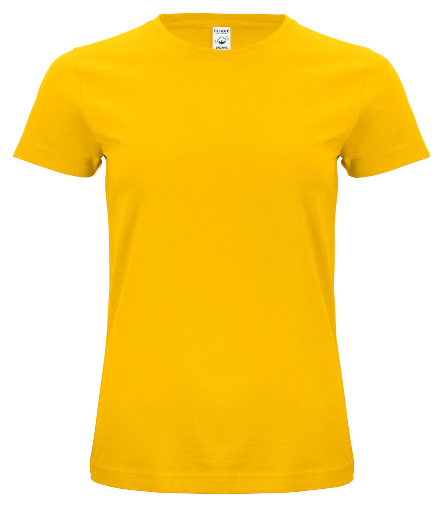 Clique Classic Organic Cotton Ladies T-Shirt | Pre-Shrunk | Super Soft | 12 Colours | XS-2XL - Tee Shirt - Logo Free Clothing