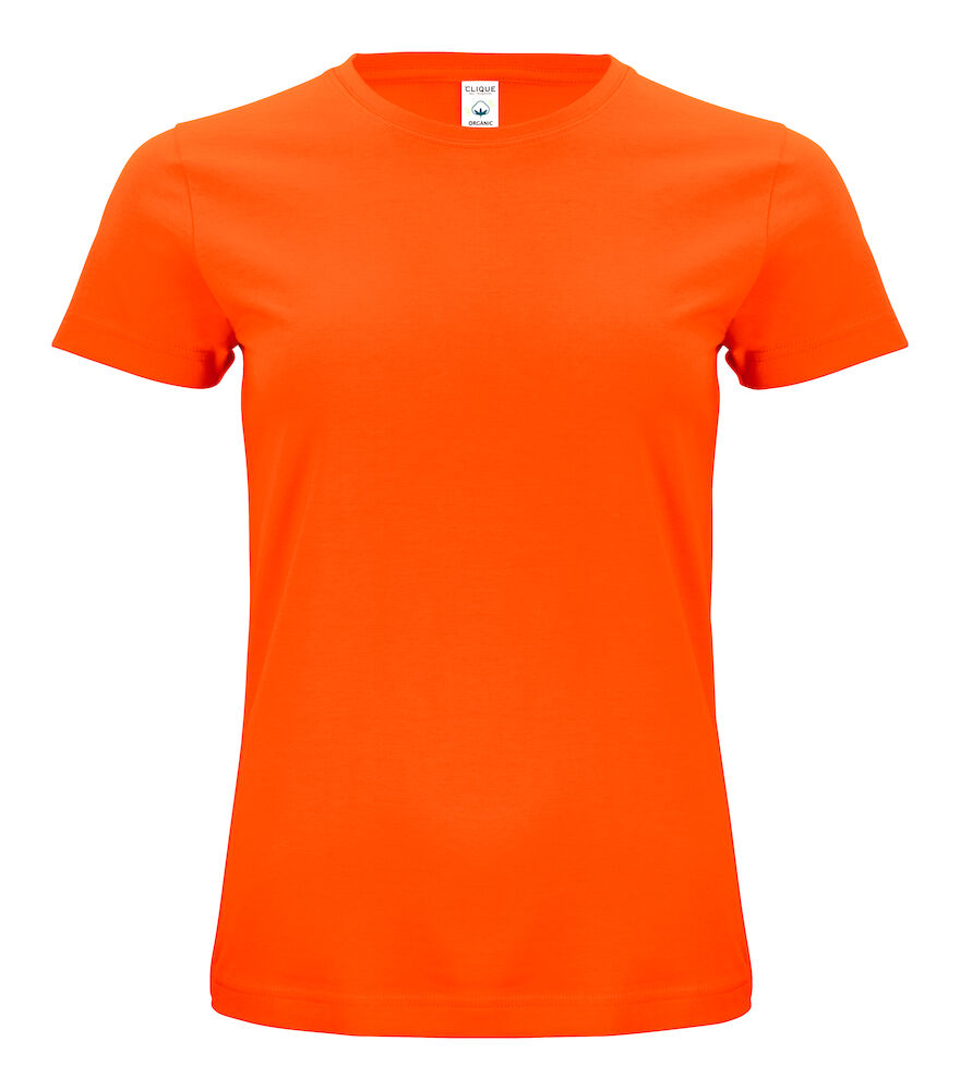 Clique Classic Organic Cotton Ladies T-Shirt | Pre-Shrunk | Super Soft | 12 Colours | XS-2XL - Tee Shirt - Logo Free Clothing
