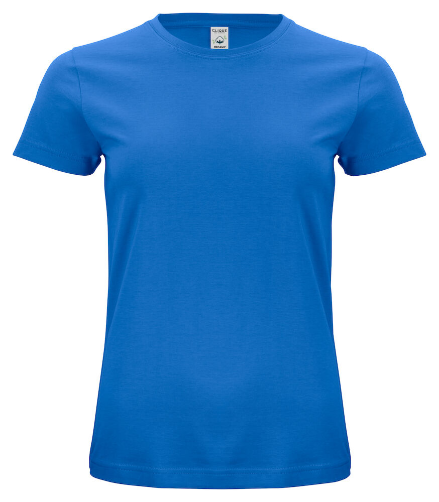 Clique Classic Organic Cotton Ladies T-Shirt | Pre-Shrunk | Super Soft | 12 Colours | XS-2XL - Tee Shirt - Logo Free Clothing