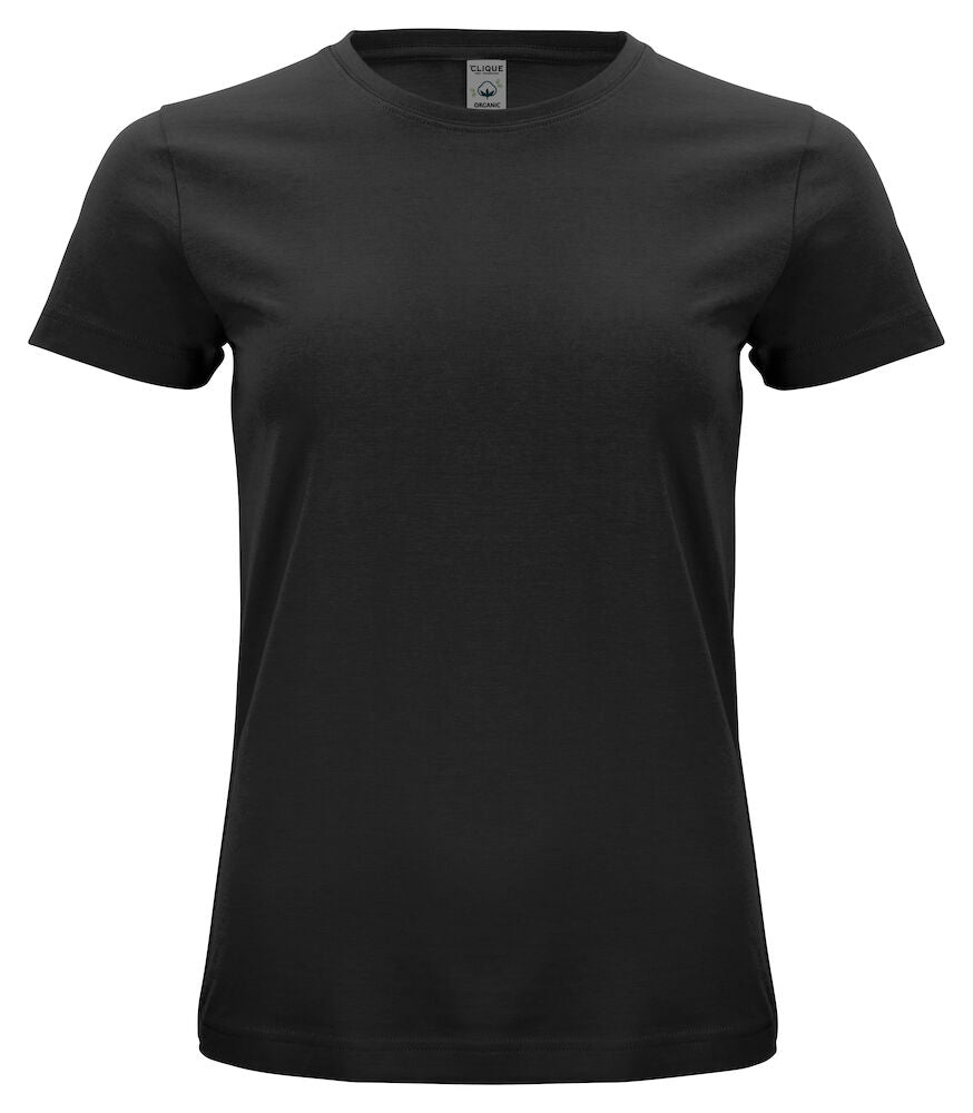 Clique Classic Organic Cotton Ladies T-Shirt | Pre-Shrunk | Super Soft | 12 Colours | XS-2XL - Tee Shirt - Logo Free Clothing