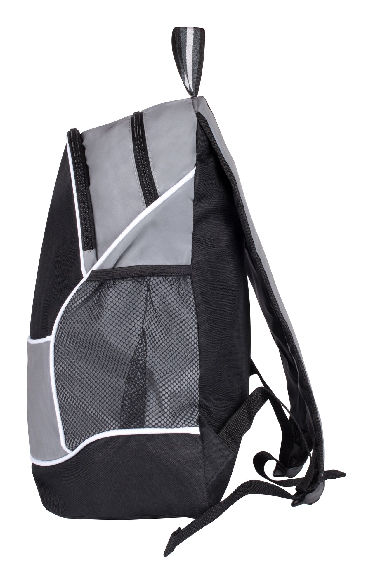 Clique Reflective Backpack | Two Zipped Compartments | 21 Litre Rucksack | Mesh Pocket | Reflective Panels