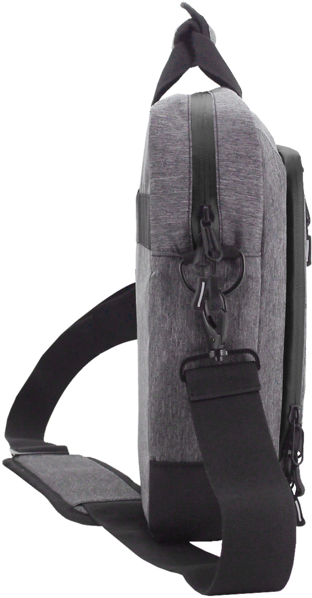 Clique Laptop Bag | Messenger Bag | For Laptops Up To 15" | Shoulder Strap | Carry Handle | Melange Grey