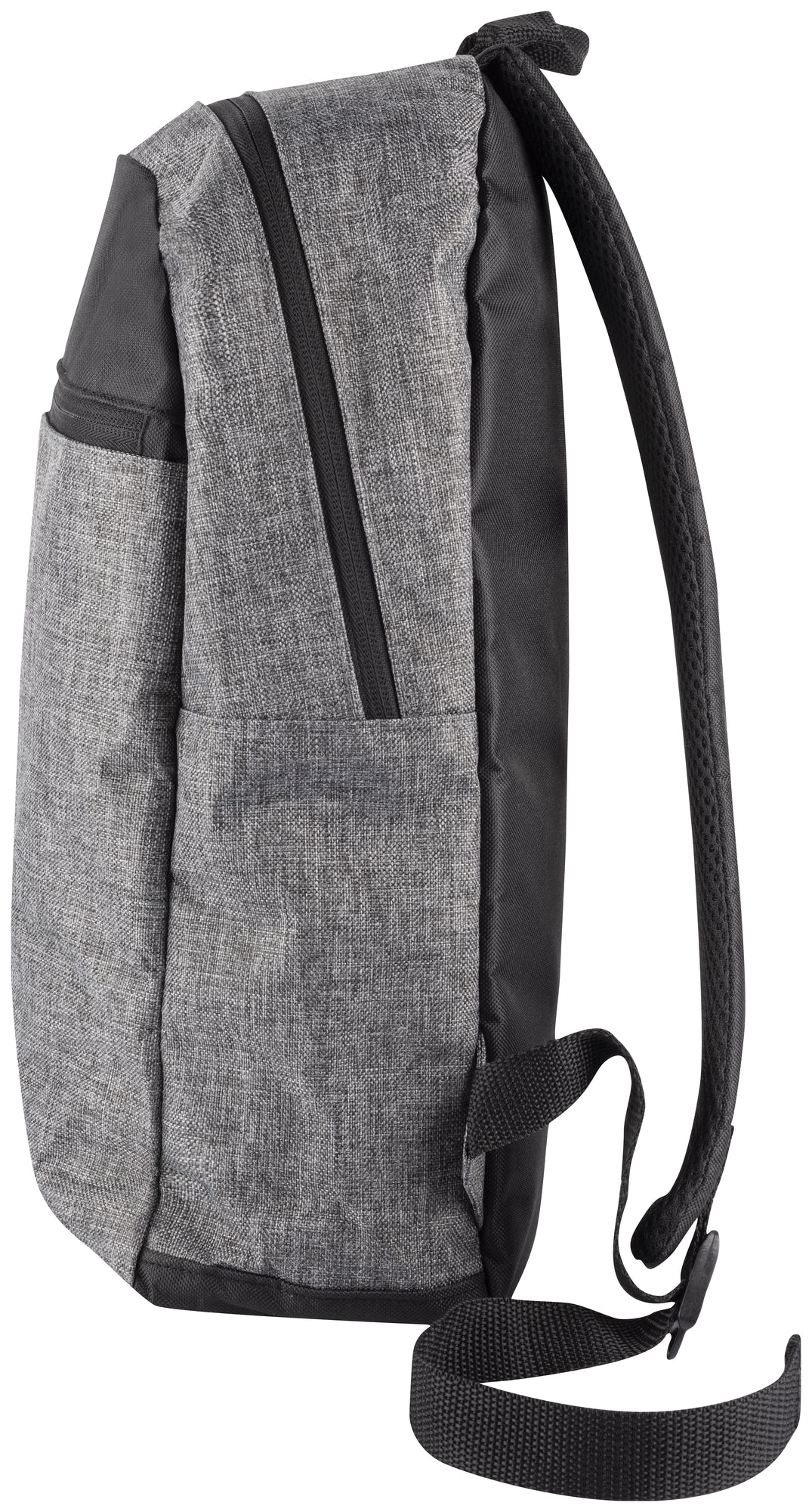 Clique Daypack | 12 Litre Rucksack | Zipped Main Compartment | Outer Pocket | Carry Handle | Melange Grey