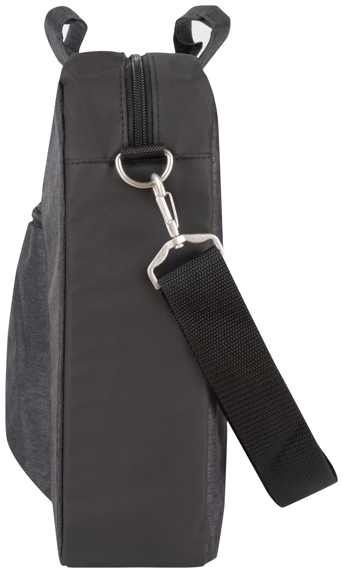 Clique Prestige Briefcase | Messenger Bag | 8 Litre Capacity | Shoulder Strap | Carry Handles | Melange Grey