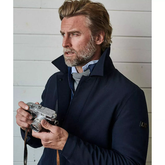 Cutter & Buck Cavalero Men's Jacket | Business | Longer | Waterproof | Navy or Black | S-4XL