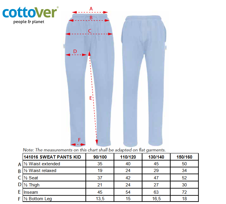 Cottover Junior Joggers | Kids Lounge Wear | GOTS | Fairtrade | Organic Cotton | 8 Colours | Ages 3-14 - Trousers - Logo Free Clothing