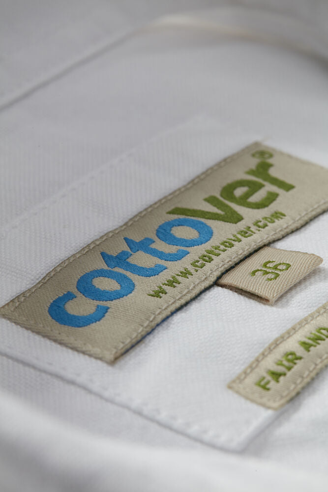 Cottover Oxford Shirt | Ladies Fit | GOTS Organic Cotton | Fairtrade | 2 Colours | XS-3XL - Shirt - Logo Free Clothing