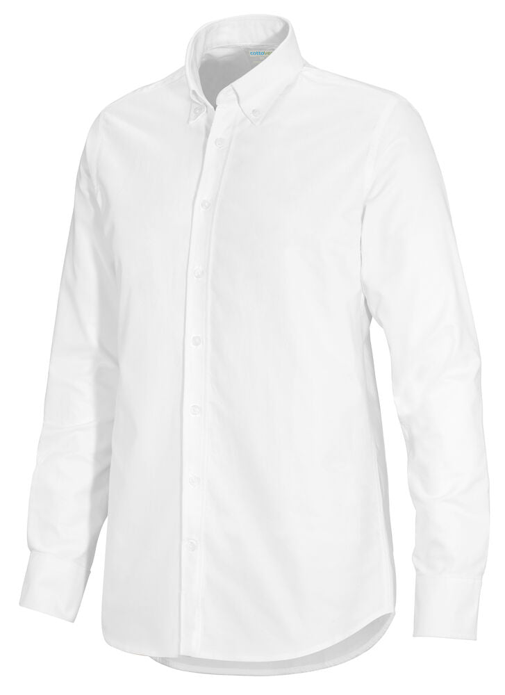 Cottover Oxford Shirt | Mens Slim Fit | GOTS Organic Cotton | Fairtrade | 2 Colours | XS-3XL - Shirt - Logo Free Clothing